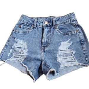 Aeroppstale distress denim shorts